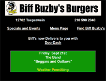 Tablet Screenshot of biffbuzbys.com